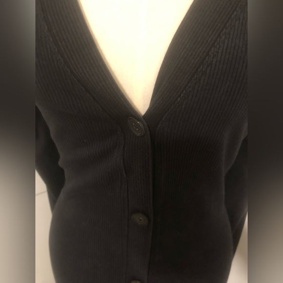 Wilfred Black Dress Size L Stretch fits size 6-8 - Picture 2 of 3